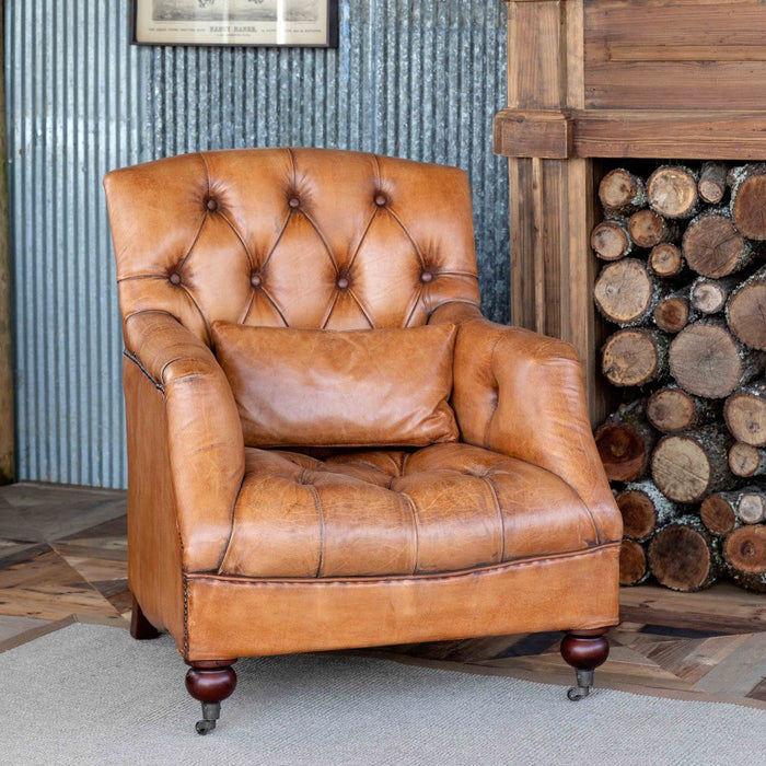 Park Hill Collections Manor Charlie Tufted Club Chair EFS90699 Park Hill Collection