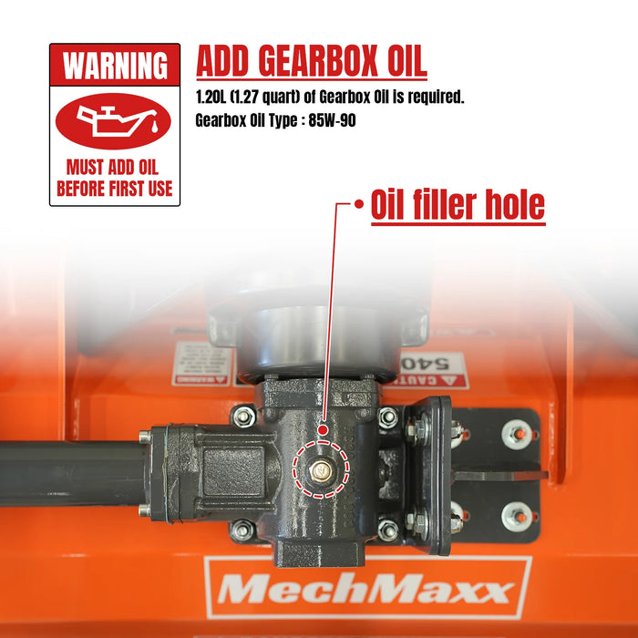 3-Point PTO Stump Grinder & 60'' PTO Flail Mower Combo, SG24&EFS60