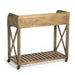 Park Hill Collection Garden Floral Zinc Top Potting Table EFT10532 Park Hill Collection