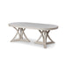 Park Hill Collections Coastal Cottage Delray Oval Dining Table EFT20117 Park Hill Collection