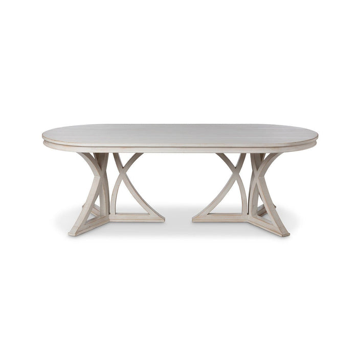 Park Hill Collections Coastal Cottage Delray Oval Dining Table EFT20117 Park Hill Collection