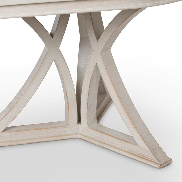 Park Hill Collections Coastal Cottage Delray Oval Dining Table EFT20117 Park Hill Collection