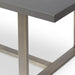Park Hill Collection Dalton Leather Top Dining Table EFT26320 Park Hill Collection