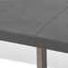 Park Hill Collection Dalton Leather Top Dining Table EFT26320 Park Hill Collection