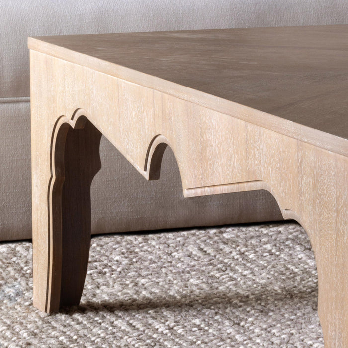 Island Manor Cocktail Table, Driftwood EFT40681 - back view