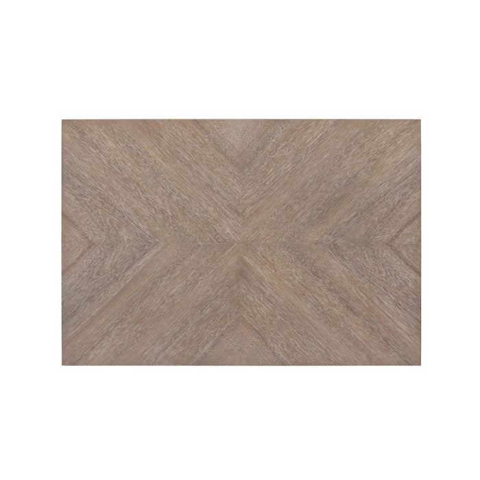 Island Manor End Table, Driftwood EFT40683 - side view