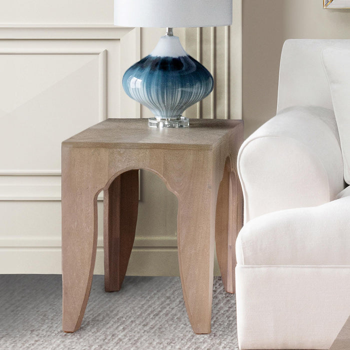 Island Manor End Table, Driftwood EFT40683 - detail close-up