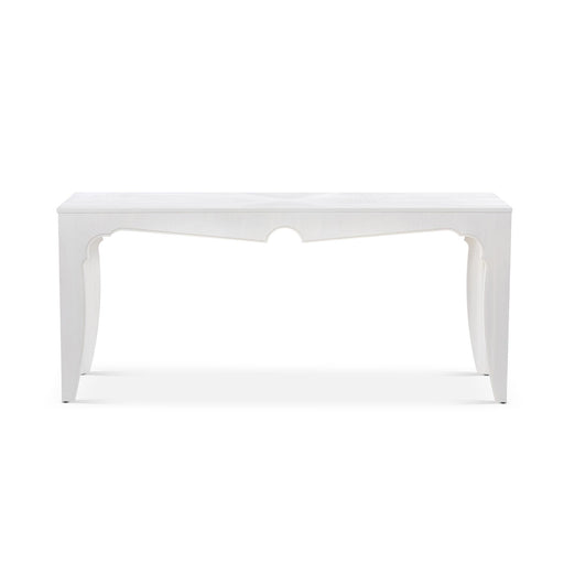 Island Manor Console  Table, Whitewash EFT46003 - angle view