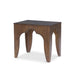 Island Manor End Table,  Truffle EFT46005 - front view