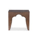 Island Manor End Table,  Truffle EFT46005 - angle view