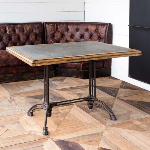 Park Hill Collection Park Hill Pantry & Cafe Zinc Top Café Table EFT81619 Park Hill Collection