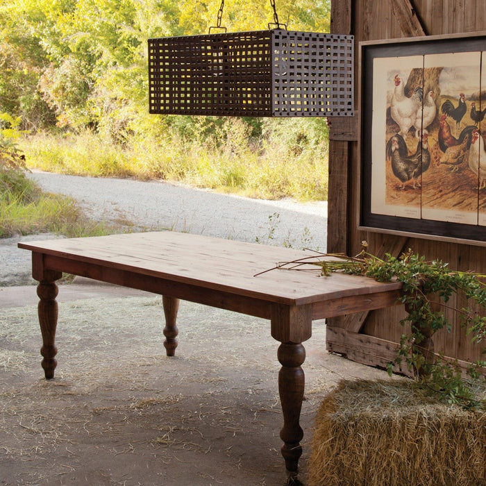 Park Hill Collection Southern Classic Old Pine Farm Table EFT81621 Park Hill Collection