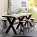 Park Hill Collection Urban Living Industrial Factory Table EFT81936 Park Hill Collection