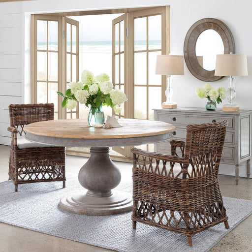 Park Hill Collection Coastal Cottage Vintage Foyer Table EFT81939 Park Hill Collection