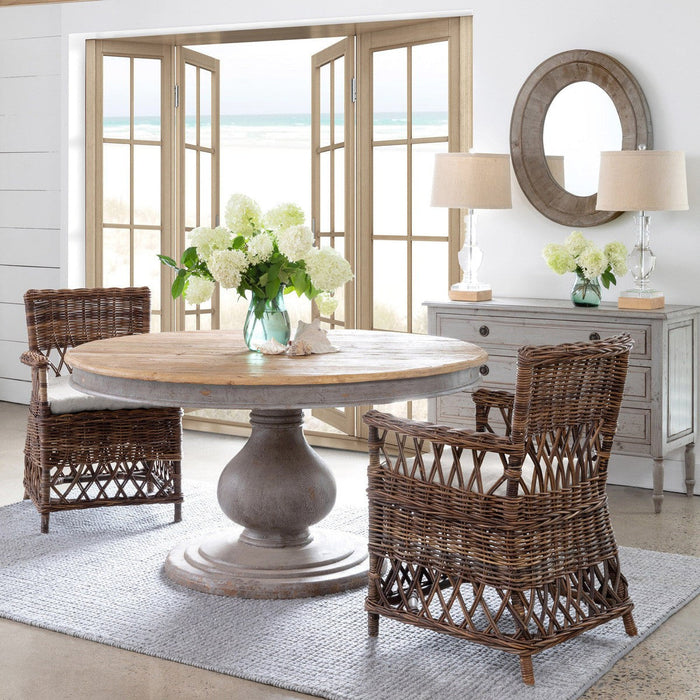 Park Hill Collection Coastal Cottage Vintage Foyer Table EFT81939 Park Hill Collection
