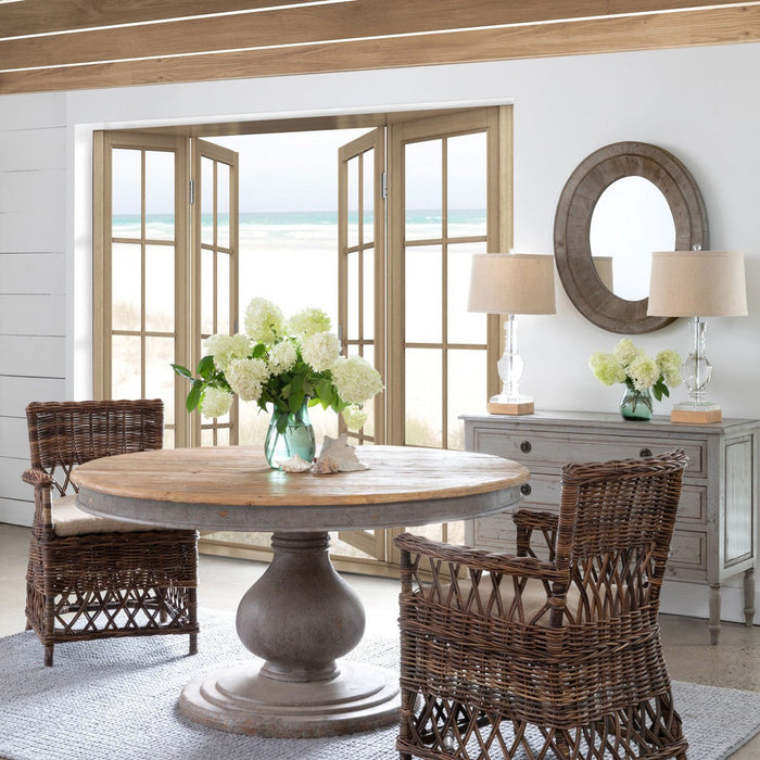 Park Hill Collection Coastal Cottage Vintage Foyer Table EFT81939 Park Hill Collection