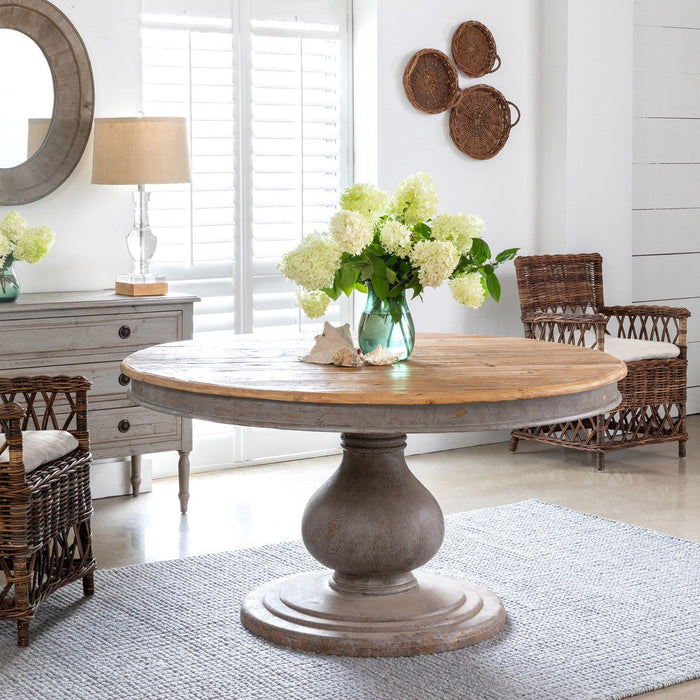 Park Hill Collection Coastal Cottage Vintage Foyer Table EFT81939 Park Hill Collection