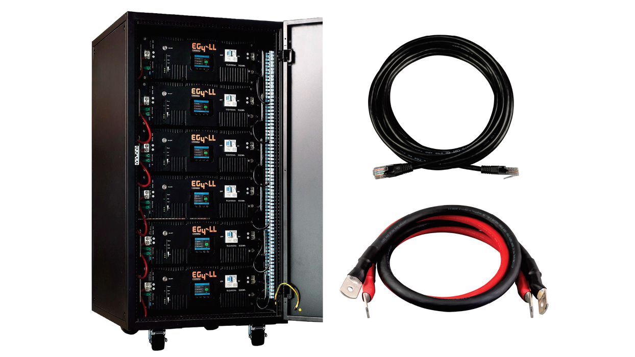 EG4 48V 30.72kWh LL-S Fully Loaded LiFePO4 Server Rack Battery Bundle - Urban Supply Inc