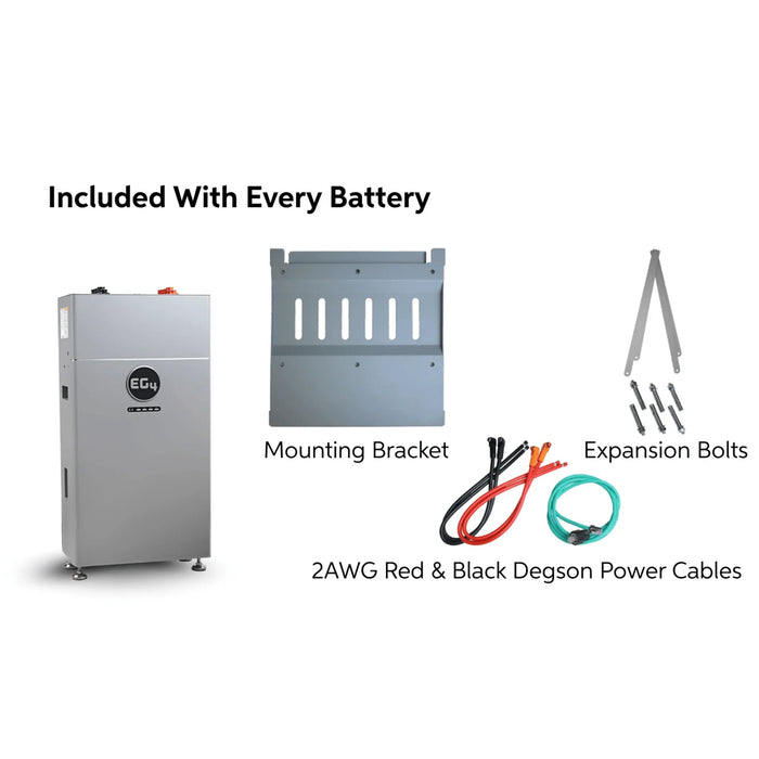 Green Vista Living EG4 WallMount Indoor Battery 48V 314Ah | 16kWh UL9540A Self-Heating Power Accessories - Close-Up
