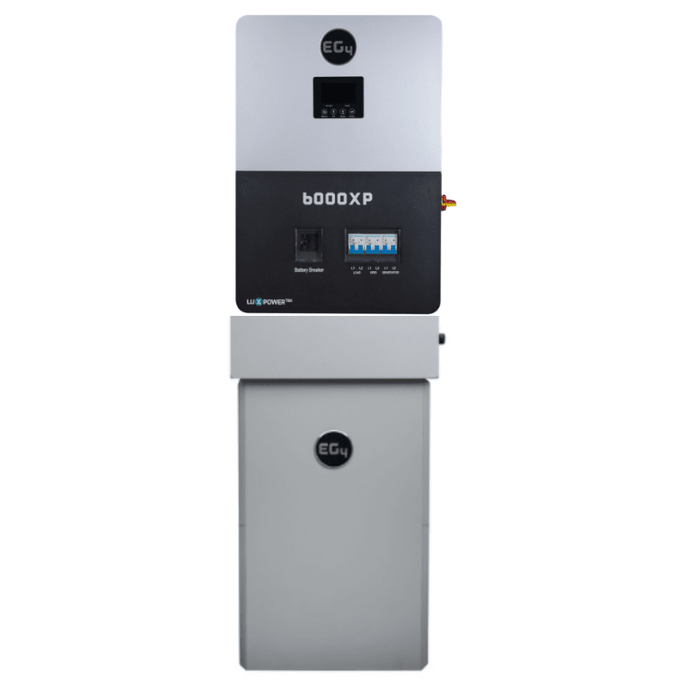 Green Vista Living EG4 6K XP & EG4 PowerPro WallMount Battery Bundle (ESS) 14.3kWh Capacity |... Power Station - Detail View