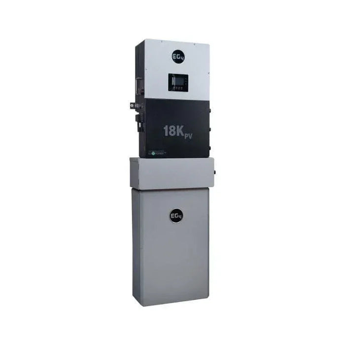 Green Vista Living EG4 18K PowerPro ESS 14.3kWh - 28.6kWh Capacity | EG4-18Kpv & EG4-PowerPro... Power Station - Close-Up