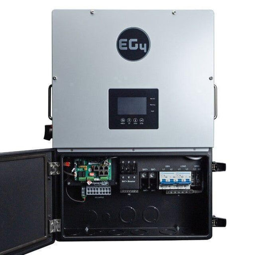 Green Vista Living EG4 12kPV Hybrid Inverter 12000W Input 120/240V Split Phase | All-In-One Hybrid Solar Inverter - Side View