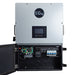 EG4 12kPV Essential Home Backup Power Bundle {BNDL-E0013} - Front face view of EG4 12kPV Inverter with door open and internal connections and breakers visible