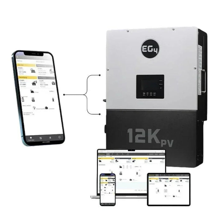 Green Vista Living EG4 12kPV Hybrid Inverter 12000W Input 120/240V Split Phase | All-In-One Hybrid Solar Inverter - Features