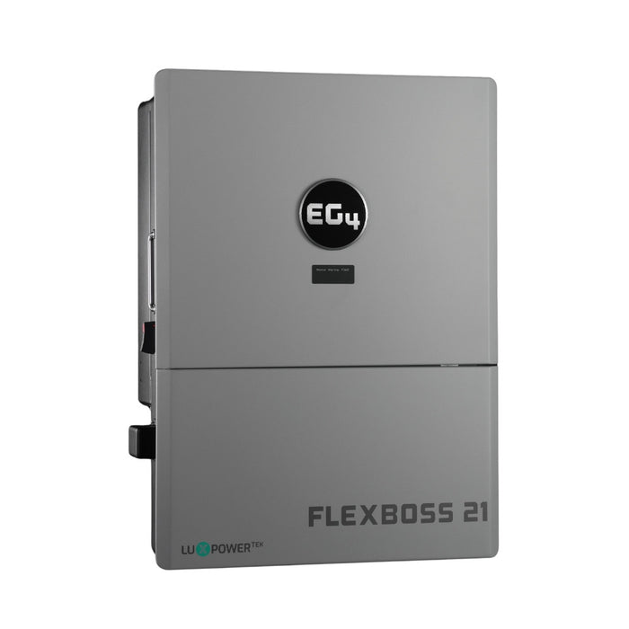 EG4 FlexBOSS21 & EG4-WallMount Battery Bundle [BNDL-E0022] - EG4 FlexBOSS21 angled view