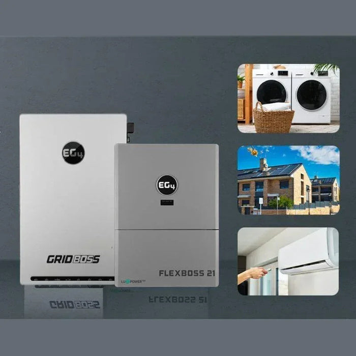 Green Vista Living EG4 FlexBOSS21 16kw AC Hybrid Inverter | 48V Split Phase | 21kW PV Input - Lifestyle View