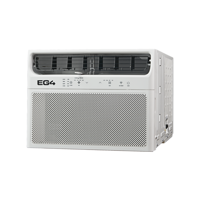 EG4 - Hybrid Solar Window Unit - 12000 BTU - EG4 hybrid window AC unit shown in a front angled view