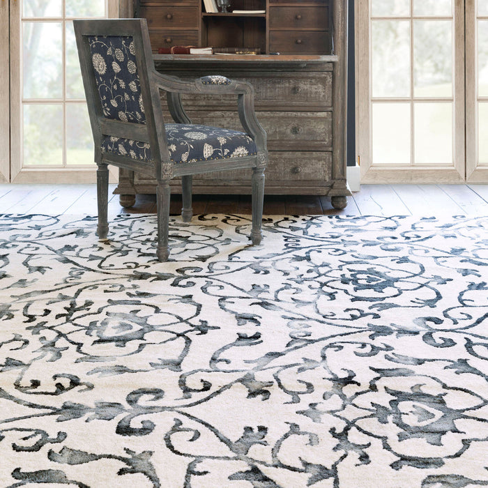 Park Hill Collection Manor Laurel Hand Tufted Wool Rug, 7'9" x 9'9" EHF06122 Park Hill Collection