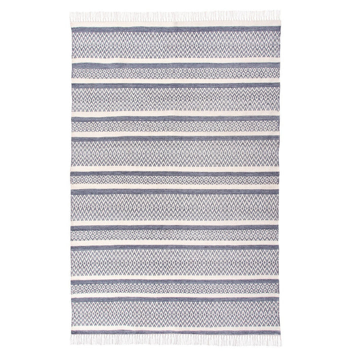 Park Hill Collection Coastal Cottage Indoor/Outdoor Geometric Stripe Rug, 5'x 8' EHF06154 Park Hill Collection