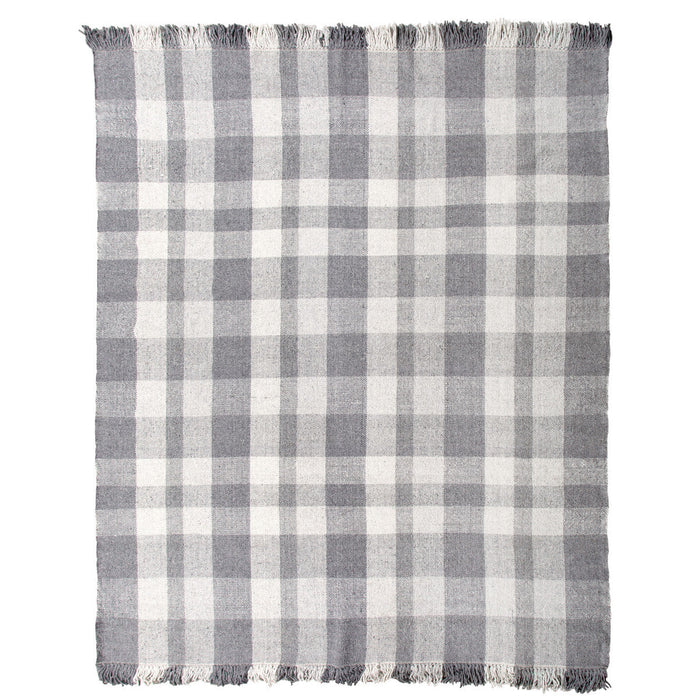 Park Hill Collection Urban Living Carrigan Plaid Wool Rug, 7'9" x 9'9" EHF06159 Park Hill Collection