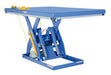 Vestil EHLT-4872-3-43 Steel Electric Hydraulic Lift Table 48 in. x 72 in. 3,000 lb. Capacity Blue