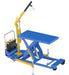 Vestil EHLTP-3060-WTJ-4-DC Steel Portable Lift Table 115 Volt 1 Phase 30 in. x 60 in. With 2K Lb Attached Hoist Capacity Blue