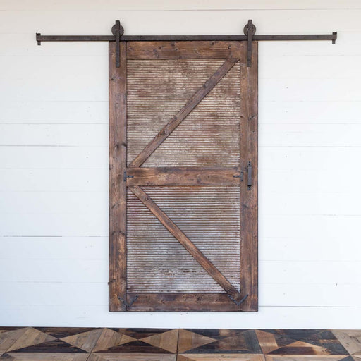 Park Hill Collection Urban Living Sliding Barn Door with Rail Hardware EHR80863 Park Hill Collection