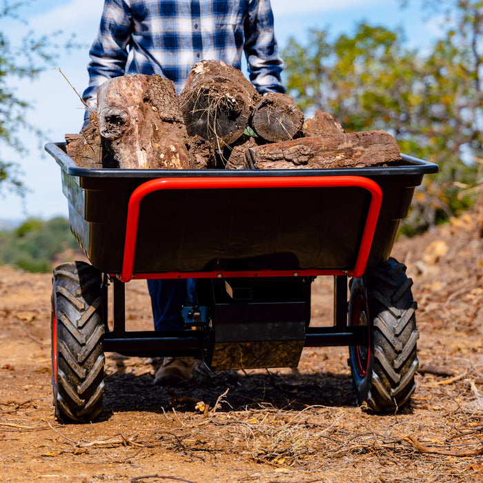 Tomahawk Power Heavy Duty Electric Utility Cart 40V Battery-Powered Wheelbarrow 660-lb. Bucket Capacity - View 11