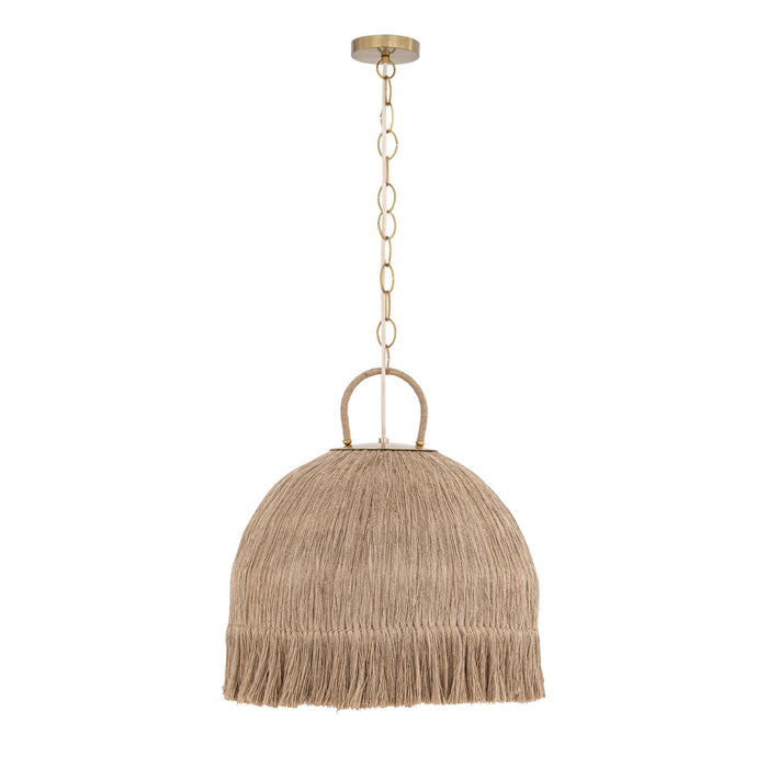 Park Hill Collection Hula Pendant, Brown Sugar, Large