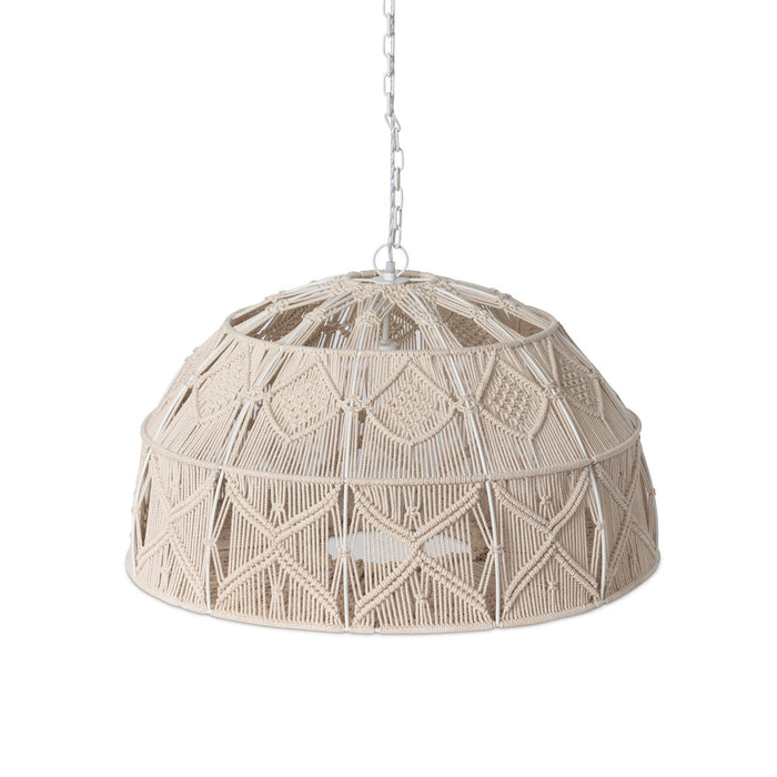 Park Hill Collection Aria Macrame Dome Pendant