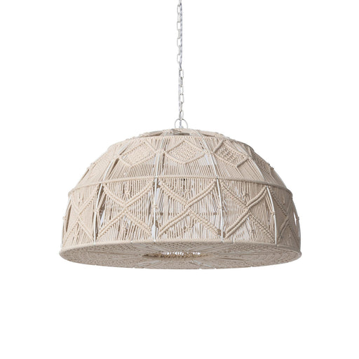 Park Hill Collection Aria Macrame Dome Pendant (view 2)