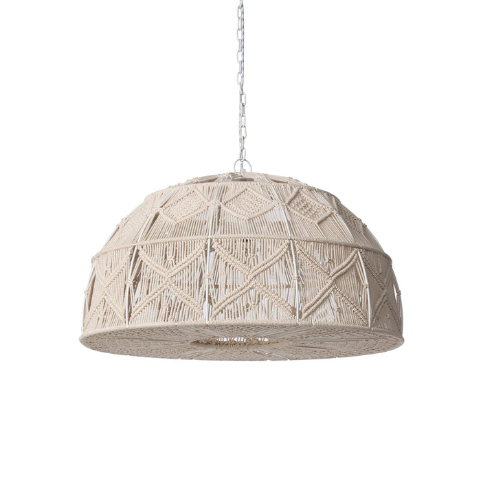 Park Hill Collection Aria Macrame Dome Pendant (view 2)