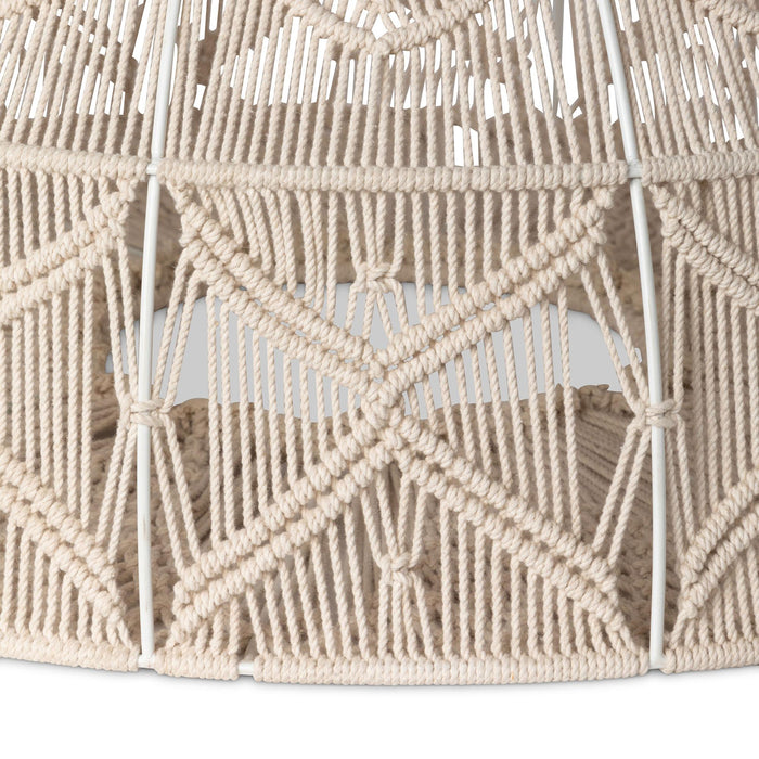 Park Hill Collection Aria Macrame Dome Pendant (view 3)