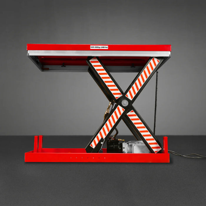 4400lbs Capacity Stationary Powered Hydraulic Lift Table,  51.2" x 33.5" Platform,  41.3" Lift Height,  UL Certified Motor,  ELT44