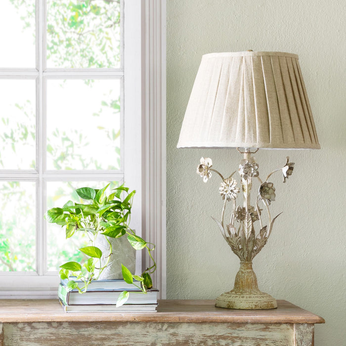 Park Hill Collection Metal Flower Lamp (view 2)