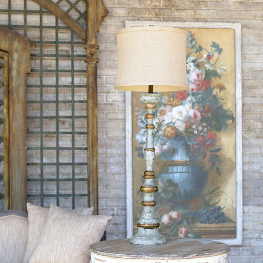 Park Hill Collection La Boheme Aged Tall Charlotte Lamp ELT90283 Park Hill Collection