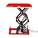 2200 lbs Capacity Stationary Electric Hydraulic Double Scissor Lift Table - 51.2" x 32.3" Platform,  70.1" Lift Height,  UL Certified Motor,  ELTD22