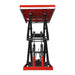 4400 lb Capacity Stationary Electric Hydraulic Double Scissor Lift Table - 63" x 39.4" Platform,  70.1" Lift Height,  UL Certified Motor,  ELTD44L