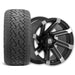 Empire Blade B12 12x7 Wheel with X Comp Golf A/T Tire golf cart wheel and tire