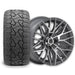 Empire Diablo DGRY 14x7 Wheel with X Comp X/T Tire golf cart wheel and tire